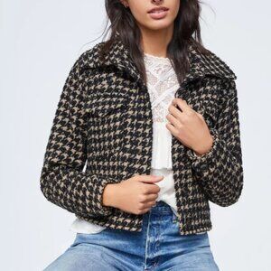 NWT Avec Les Filles Wool Blend Jacket
